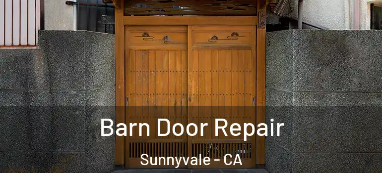  Barn Door Repair Sunnyvale - CA