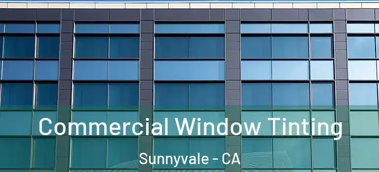  Commercial Window Tinting Sunnyvale - CA