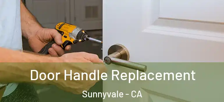  Door Handle Replacement Sunnyvale - CA