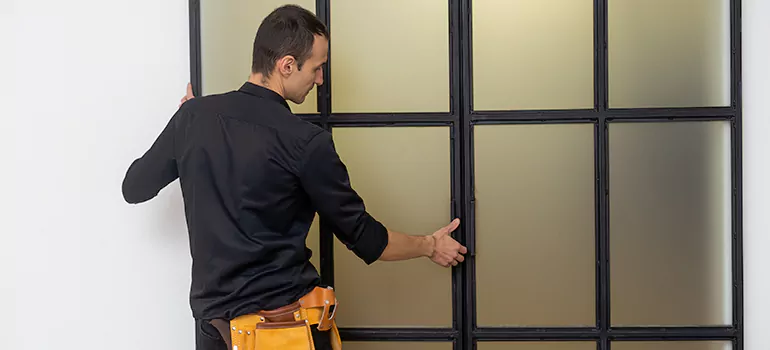 Patio French door installation in Sunnyvale, CA