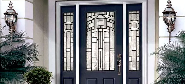 Stained Glass Door Panels in Sunnyvale, CA