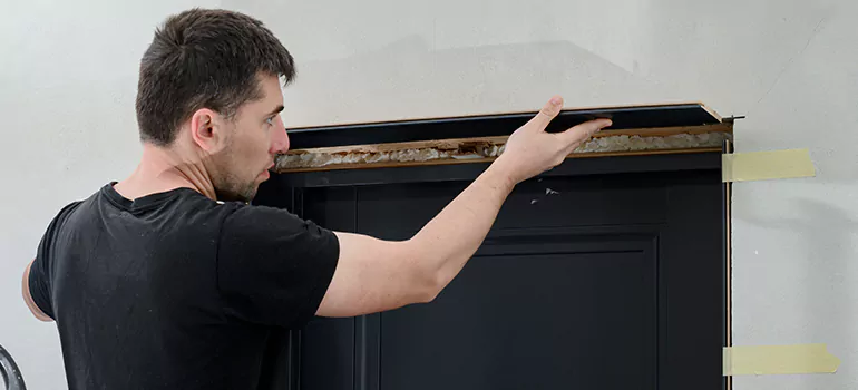 Wood Door Hole Repair in Sunnyvale, CA