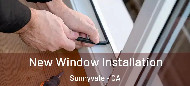  New Window Installation Sunnyvale - CA