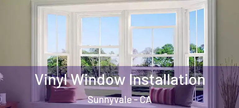  Vinyl Window Installation Sunnyvale - CA