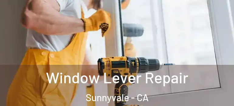  Window Lever Repair Sunnyvale - CA
